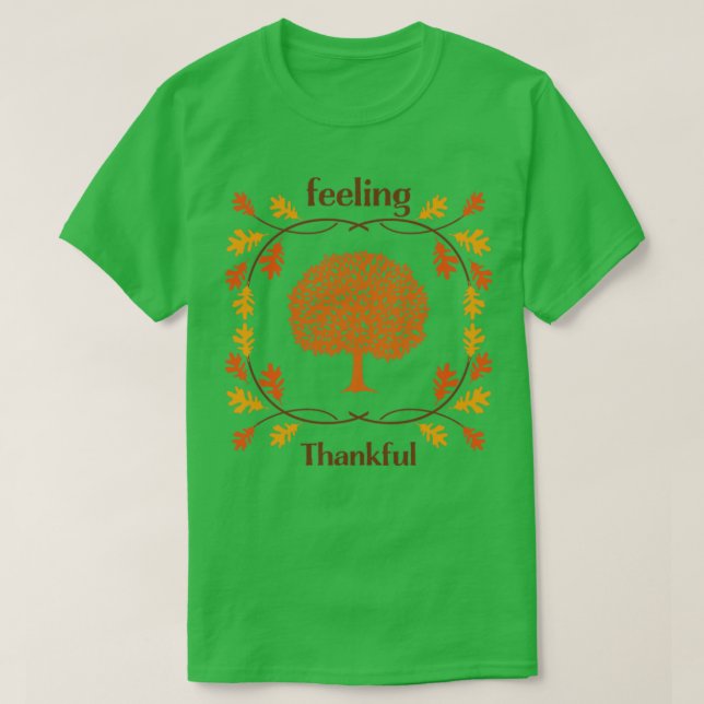 Camiseta Sentir-me grato (Frente do Design)