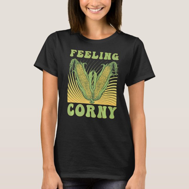 Camiseta Sentir o Corno Corny Pun (Frente)