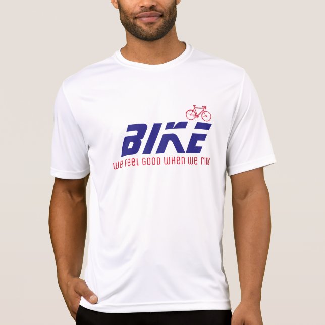 Camiseta sentir-se bem quando andamos de bicicleta / na mod (Frente)