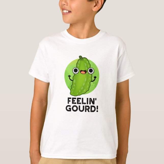 Camiseta Sentir-Se Engraçado Sentir-Se Bem Veggie Pun (Frente)