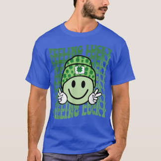 Camiseta Sentir sorriso sorriso rosto Rua de Shamrock Luc P