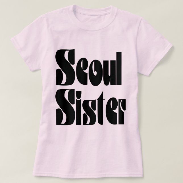 Camiseta Seoul Sister (Frente do Design)