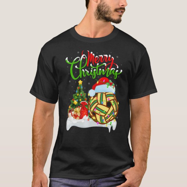 Camiseta Sepak Takraw  Xmas Decorations Sepak Takraw Christ (Frente)