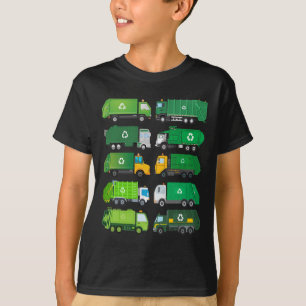 Camiseta Separação B de resíduos de lixo no dia de Reciclag