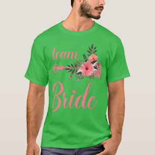 Camiseta Separação de Solteiros Bridesmaid do Casamento de