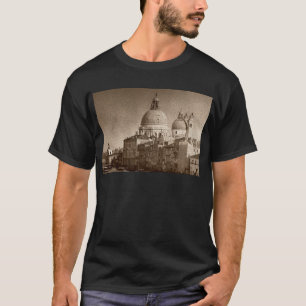 Camiseta Sepia - Efeito de Papel Venice Grande Canal