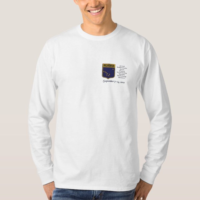 Camiseta Sept 7-14 do esplendor, 2012 cruzeiro de Alaska (Frente)