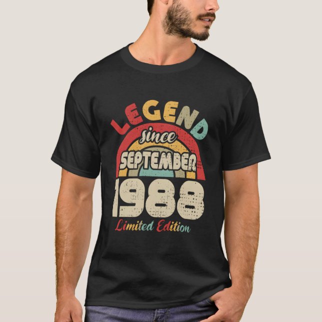 Camiseta September 1988 Legend Since September 1988 (Frente)