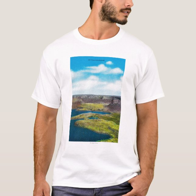 Camiseta Seque o parque estadual das quedas, represa grande (Frente)
