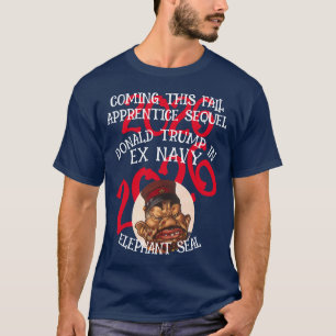 Camiseta Sequência de Aprendiz de Trump Foca Elefante Marin