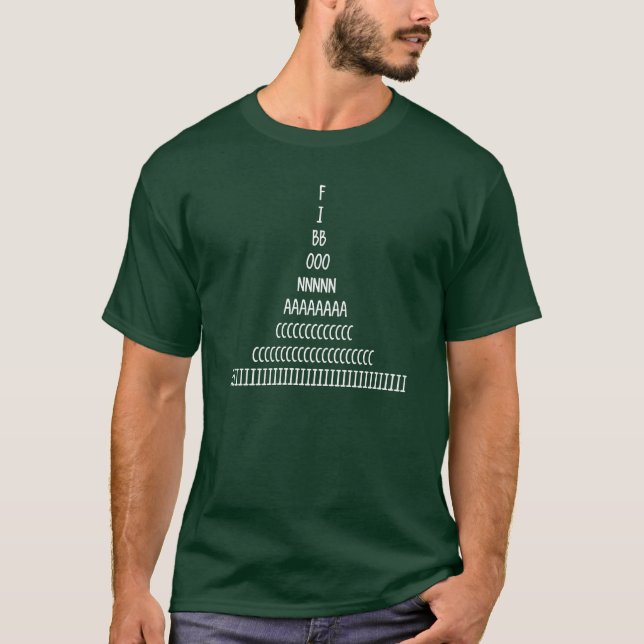 Camiseta Seqüência de Fibonacci (Frente)