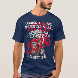 Camiseta Sequência de Trump Aprendiz Elefante Foca Ex-Marin
