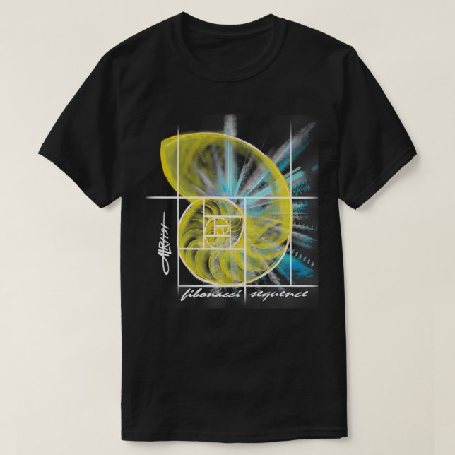 Camiseta Sequência Fibonacci  (Frente do Design)