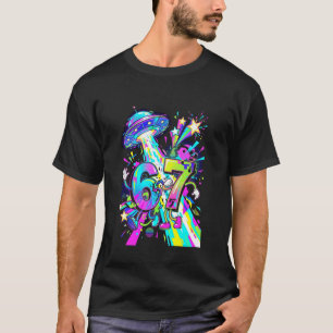 Camiseta Sequestro Alien Seis Sete Humor Matemático Diverti