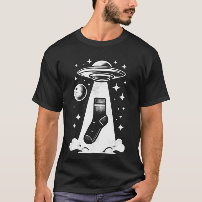 Camiseta Sequestro de Meia por OVNI (Frente)