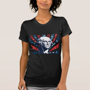 Camiseta sequin george washington