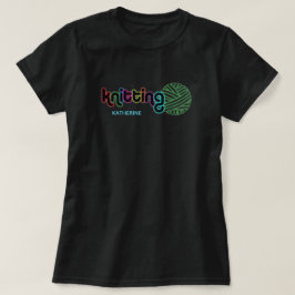 Camiseta Sequin Glow Knitting