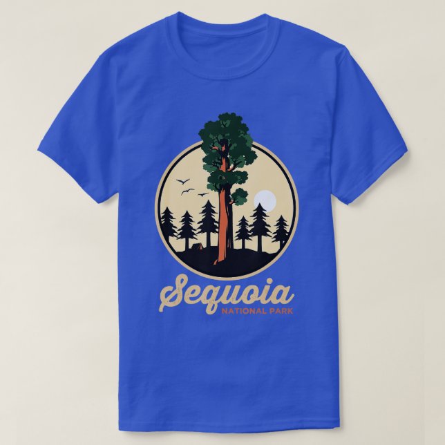 Camiseta Sequoia General Sherman Tree Camping Sequoia Natio (Frente do Design)