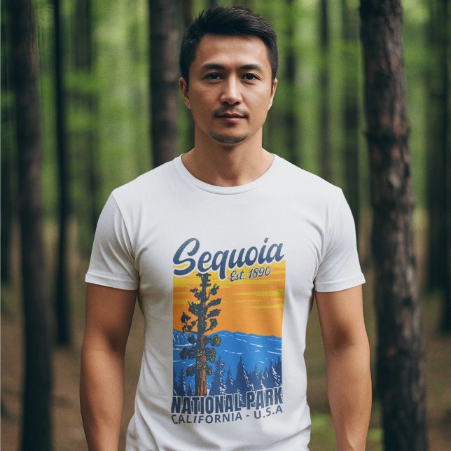 Camiseta Sequoia National Park California - Forest landscap (Criador carregado)