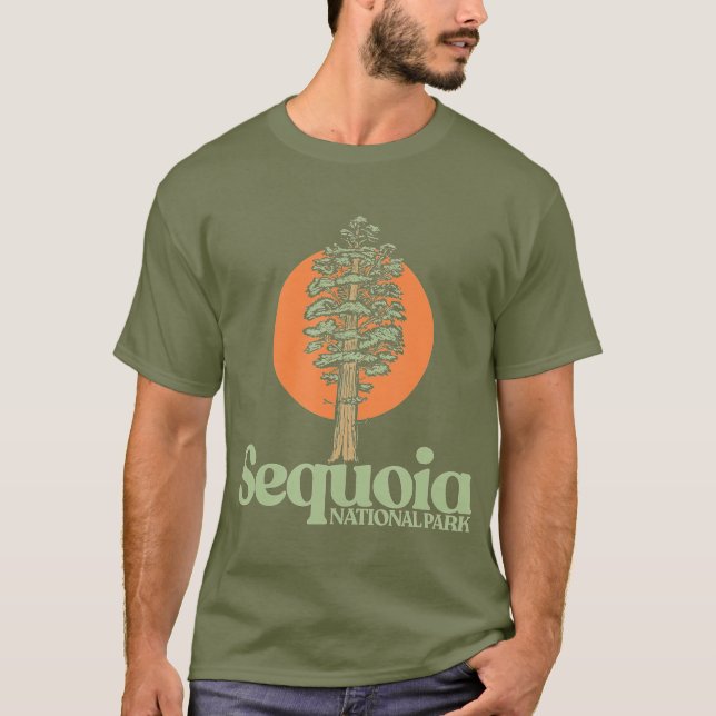 Camiseta Sequoia National Park General Sherman Tree (Frente)