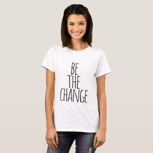 Camiseta ser a cota de alteração