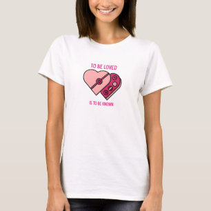 Camiseta Ser Amado É Ser Conhecido Amor