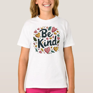 Camiseta Ser Bastante Positivo, T-Shirt das Crianças com Co
