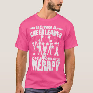 Camiseta Ser Cheerleader É Terapia Cheerleading Divertido