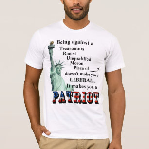 Camiseta Ser contra um TRAITOR não te faz um LIBERAL
