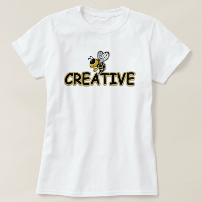 CAMISETA SER CRIATIVO  (Frente do Design)