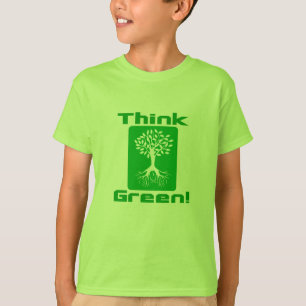 Camiseta Ser ecológico   T-Shirts de Pense verde