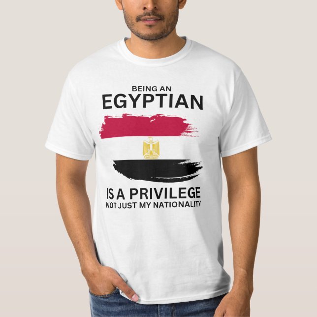 Camiseta Ser Egípcio É Um Privilégio (Frente)