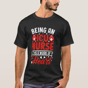 Camiseta Ser Enfermeiro de UTI Uma Vocação de Coração Inspi