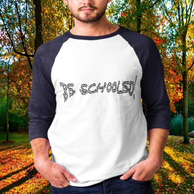 Camiseta Ser Escolhido - II (It's fall season, the type of weather, for 3/4 sleeve Raglan tees!)