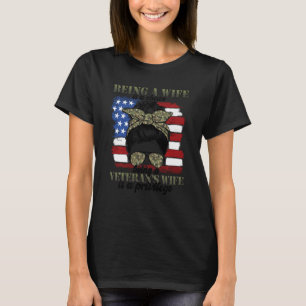 Camiseta Ser Esposa É Uma Escolha Ser Esposa De Veterano É