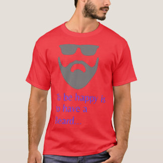 Camiseta Ser feliz é ter uma barba 4