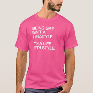Camiseta SER GAY não é um estilo de vida
