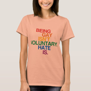 CAMISETA SER GAY NÃO É VOLUNTÁRIO