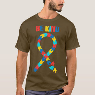 Camiseta ser gentil Consciência do Autismo para a Consciênc