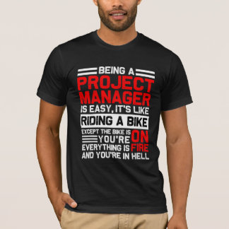 Camiseta Ser Gerente De Projeto É Um Presente De Pmp Engraç