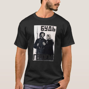 Camiseta Ser Herói Da Vintage União Soviética Propaganda