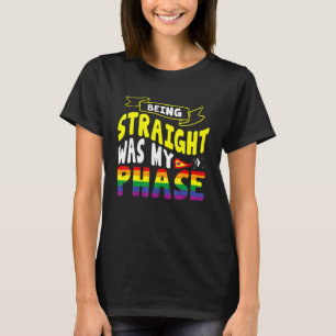 Camiseta Ser Hétero Foi Minha Fase Mês do Orgulho