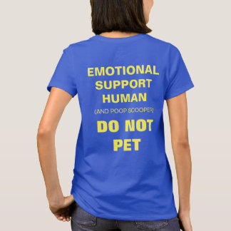 Camiseta Ser humano emocional do apoio