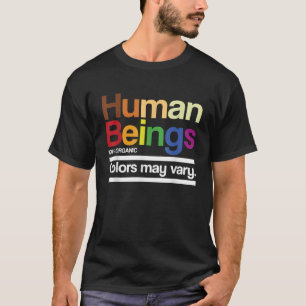 Camiseta Ser Humano Vintage Retro 100 Cores Orgânicas Podem