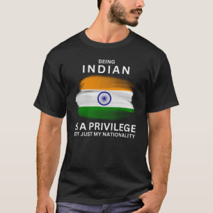 Camiseta Ser Indiano É Um Privilégio