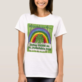 Camiseta Ser Irlandês no Dia de São Patrício