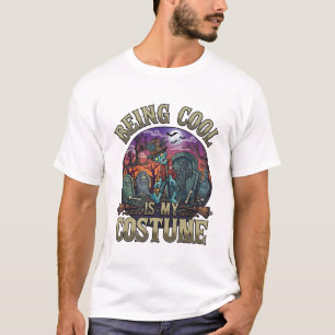 Camiseta Ser Legal É Fantasia Cemitério de Zumbi de Hallowe