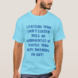 Camiseta ser líder