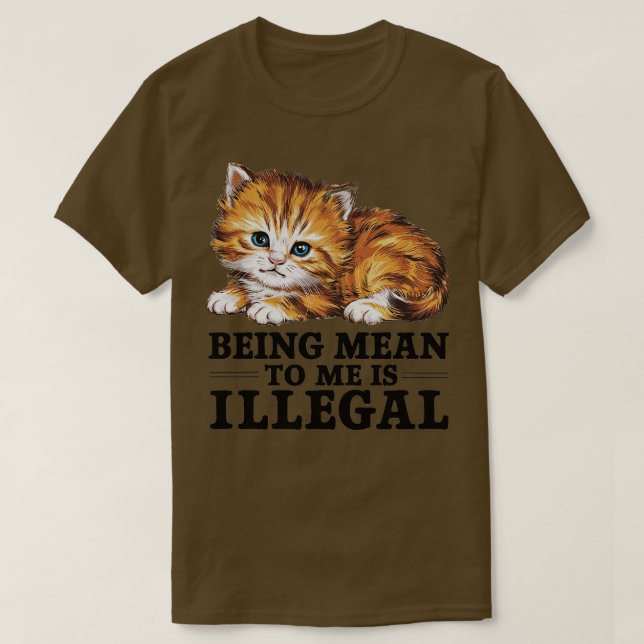 Camiseta ser má comigo é ilegal 1 (Frente do Design)