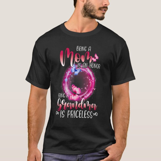 Camiseta Ser Mãe É Honra Ser Vovó É Sem Preço (Frente)